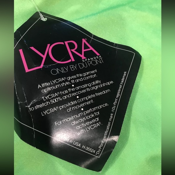 DUPONT Fluorescent GREEN BLACK Cycling Shirt NEW Lycra Schnaubelt Biking mens 2X - Picture 4 of 14